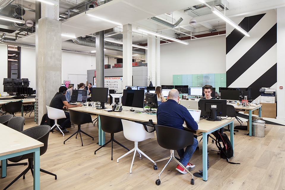 Huckletree Office Commercial Space Fit outs